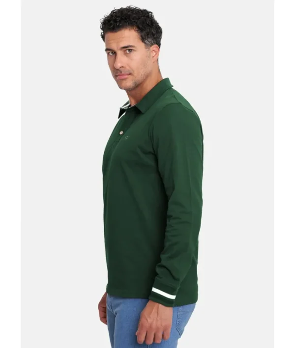 Hombre EMBLEMS POLO MANGA LARGA ACUARIO-2800